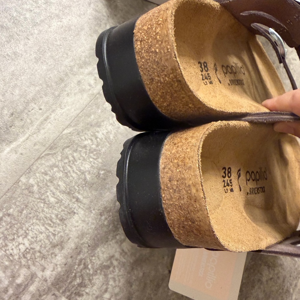 Papillio by Birkenstock Florida Flex Platform Triple-Strap Sandals 38 - Picture 7 of 8